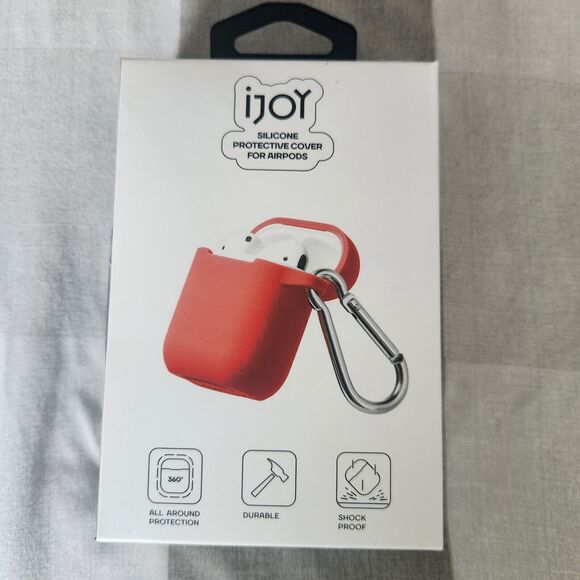 iJoy Silicone‎ Protective Cover Case for Apple Airpods - Picture 1 of 4